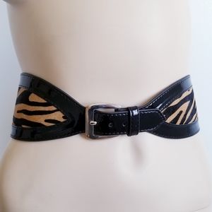 WHBM leopard hair calf bandage